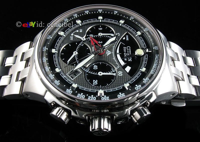 CITIZEN Solar AV0020-55H ECO-DRIVE CHRONO-ALARM 100% TITANIO - FVM General